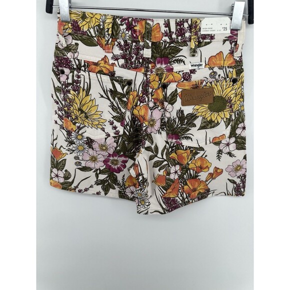 Wrangler Floral Jean Shorts - Multicolor - Picture 2 of 3